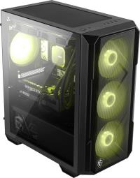 MSI MAG FORGE M120R AIRFLOW 4x12CM ARGB FAN TEMPERLİ CAM mATX KASA